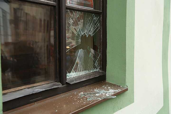 A2B Glass are able to board up broken windows while they are being repaired in Hornsey.